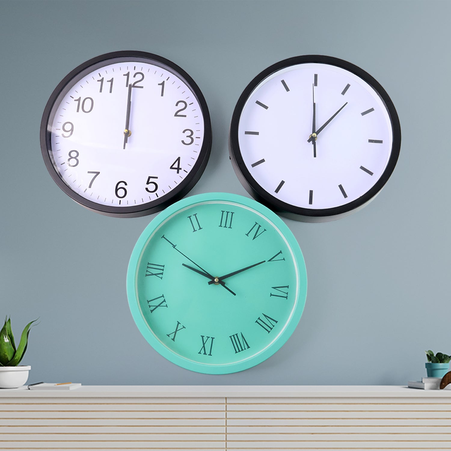 Classic Wall Clock for Home and Office – Mix Design Round 1 Pc Assorted Pattern Classic Wall Clock for Home and Office – Mix Design Round 1 Pc Assorted Pattern